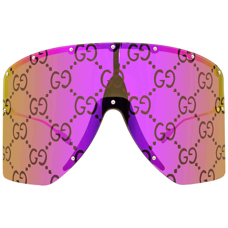 GUCCI Oversize Shield Sunglasses $1,175