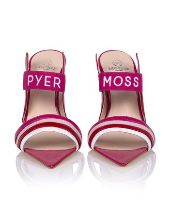 Pyer Moss x Brother Vellies Sandal in Pink