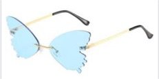 Blue Butterfly Sunglasses