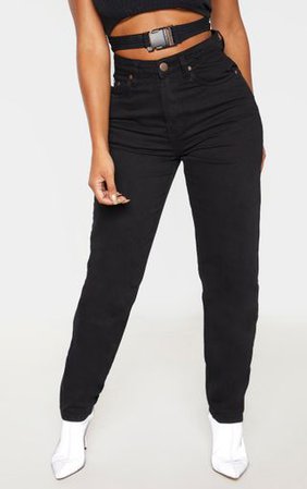 Shape Black Mom Jeans | Curve | PrettyLittleThing