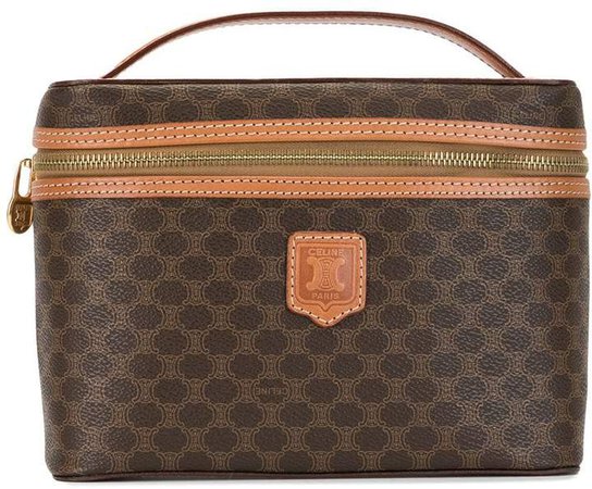 Céline Pre Owned Pre-Owned Macadam Pattern Vanity Tote Bag