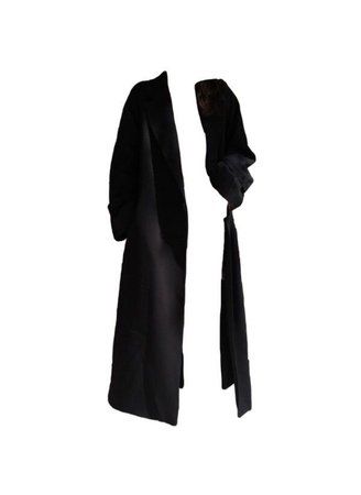 black long jacket coat