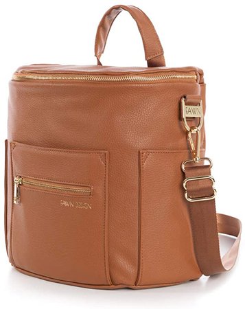 AmazonSmile: Fawn Design Mini backpack For Women - Vegan Faux Leather - 2019 Ed. - Brown: Clothing