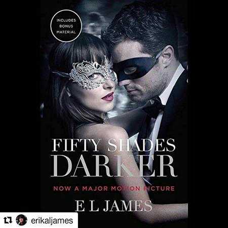 Fifty Shades Darker Silver Grey Anastasia Masquerade Mask - authentic - Samantha Peach US