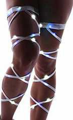 White LED Leg Wraps
