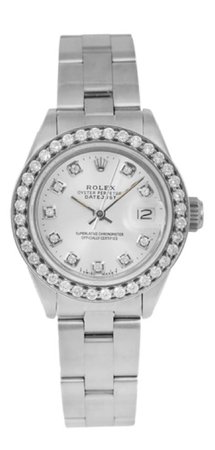 Rolex silver watch