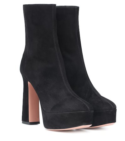 Saint Honore 125 suede ankle boots