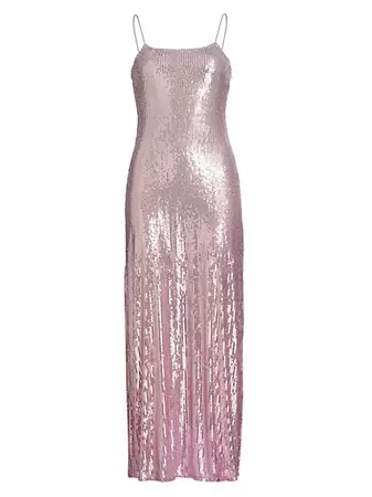 Shop LoveShackFancy Grand Sequin-Embroidered Gown | Saks Fifth Avenue