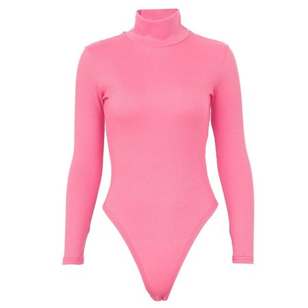 Women Full Sleeve Turtleneck Bodysuit | Wish