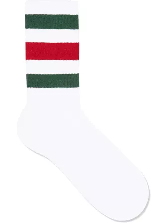 Gucci Stretch cotton socks with Web $100 - Buy Online SS19 - Quick Shipping, Price