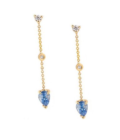 Sapphire Branch Earrings - Audry Rose