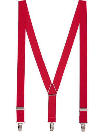 Egara Boys Red Suspenders - Men's Accessories | Men's Wearhouse