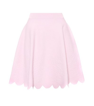Knit miniskirt