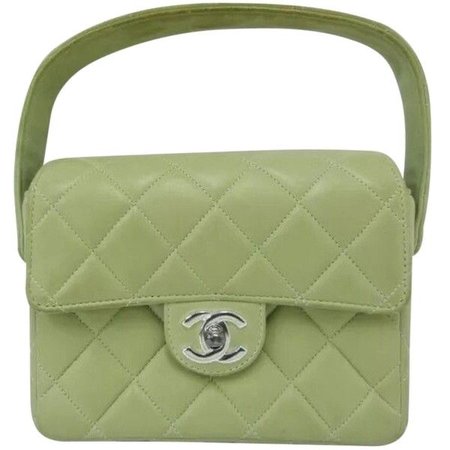 green Chanel purse 2
