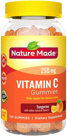 Amazon.com: Nature Made Vitamin C 250mg Gummies, 150ct to Help Support the Immune System† (Packaging May Vary): Health & Personal Care
