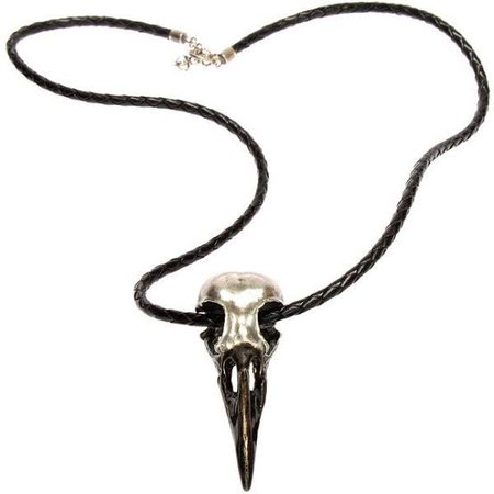 crow pendant necklace