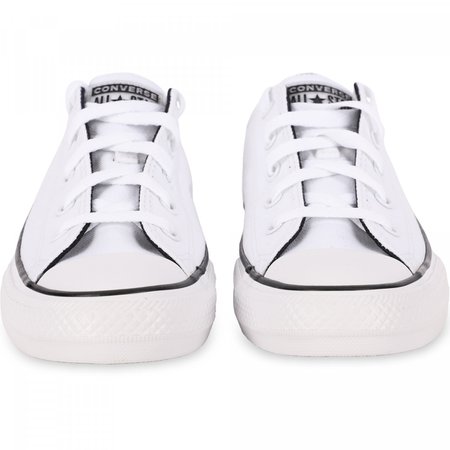 Converse Logo Lace-Up Sneakers in White - BAMBINIFASHION.COM