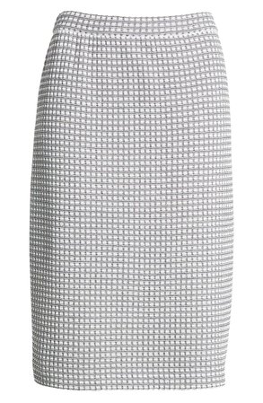 Ming Wang Jacquard Knit Pencil Skirt | Nordstrom