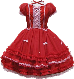 angelic pretty sugar time op (2009) in red