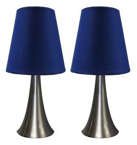 Modern Stand Table Lamps Touch Sensor Bedroom Night Lamp Desk Blue Lights 2 Set | eBay