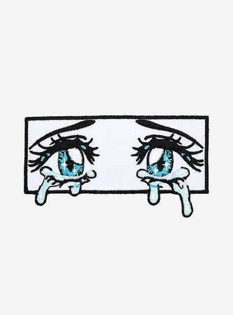 Crying Anime Eyes Patch