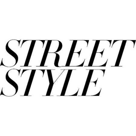 Street Style text