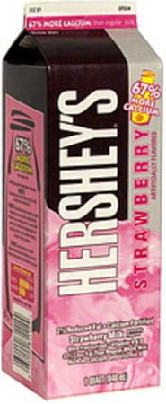 Hersheys Reduced Fat, Strawberry, 2% Milkfat Milk - 1 QT, Nutrition Information | Innit