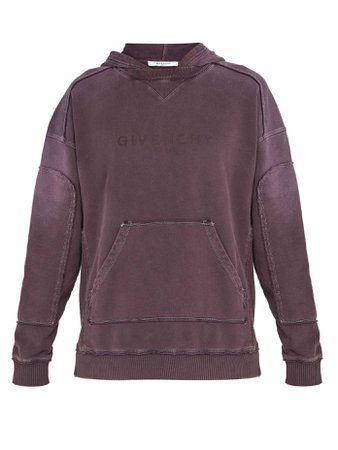 Logo-print cotton hooded sweatshirt | Givenchy | MATCHESFASHION.COM FR