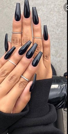 long black nails
