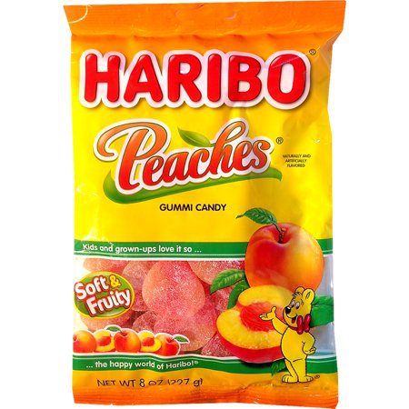 Haribo Peaches Gummi Candies, 8 Oz. - Walmart.com