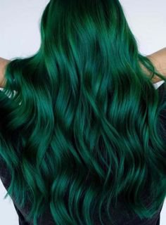 Dark green hair