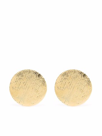 Jil Sander Oversized Circle Stud Earrings - Farfetch