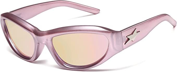 y2k pink sunglasses