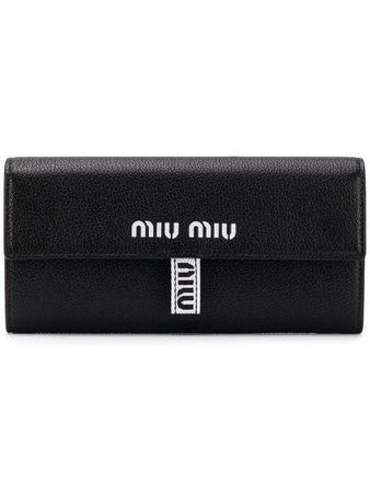 Miu Miu front logo wallet £405 - Shop Online. Same Day Delivery in London