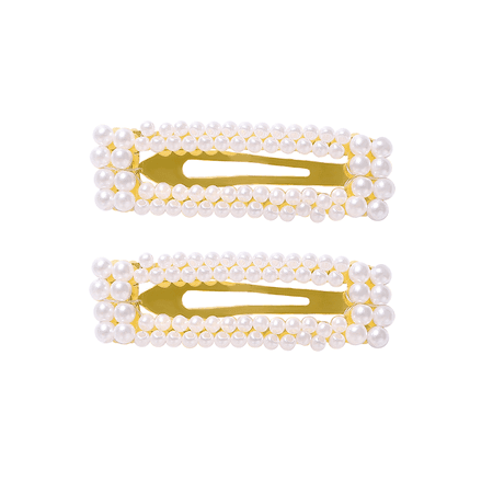 JESSICABUURMAN – KIMNA Set Of Two Pearls Hairclips