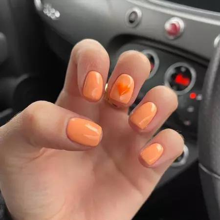 orange-nails3.jpg (750×750)