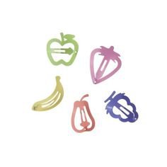 Cherokee Infant Toddler Girls’ 5 Piece Fruit Hair Clips Photo on Polyvore