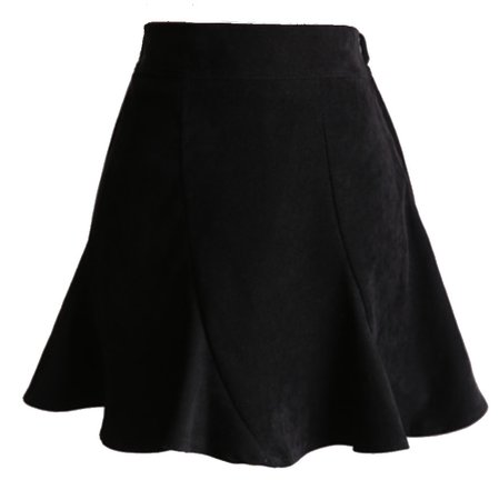 High Waist A-Line Mini Skirt