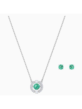 Swarovski Emerald Set