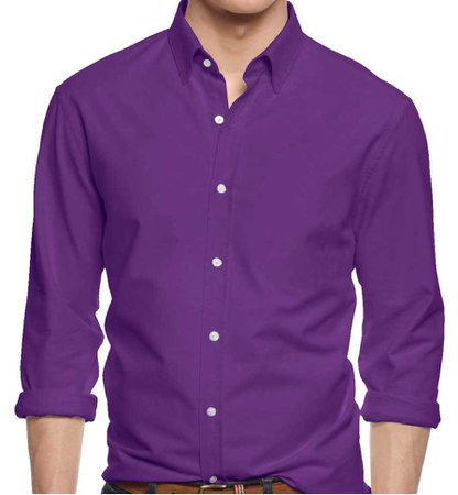 purple dress shirt