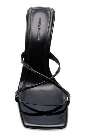 Adriana Patent Leather Sandals By Amina Muaddi | Moda Operandi