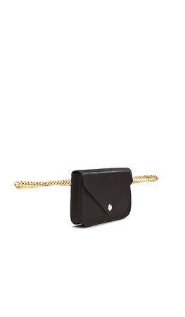B-Low the Belt Gia Chain Belt Bag in Black & Gold | REVOLVE