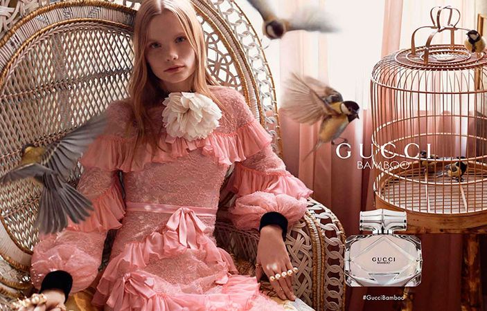 Gucci Bamboo Perfume Fragrance Campaign