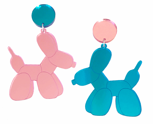 Balloon Dog Earrings – yippywhippy