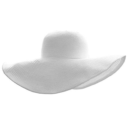 Ayliss Women Floppy Derby Hat Wide Large Brim Beach Straw Sun Cap at Amazon Women’s Clothing store