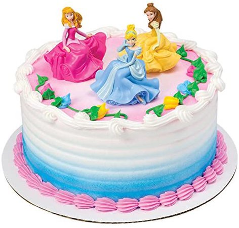 Amazon.com: DecoPac Disney Princess Once Upon A Moment DecoSet Decoración para pastel: Toys & Games