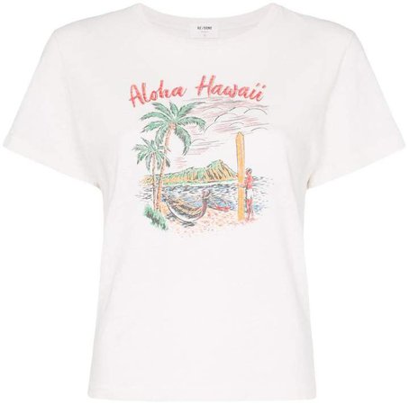 Aloha Hawaii printed T-shirt