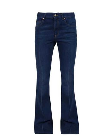 Lyst - Gucci Bell Bottom Jeans in Blue