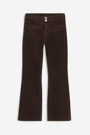 Girls Brown Corduroy Pants