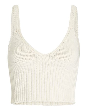 T by Alexander Wang Cropped Tank Top | INTERMIX®